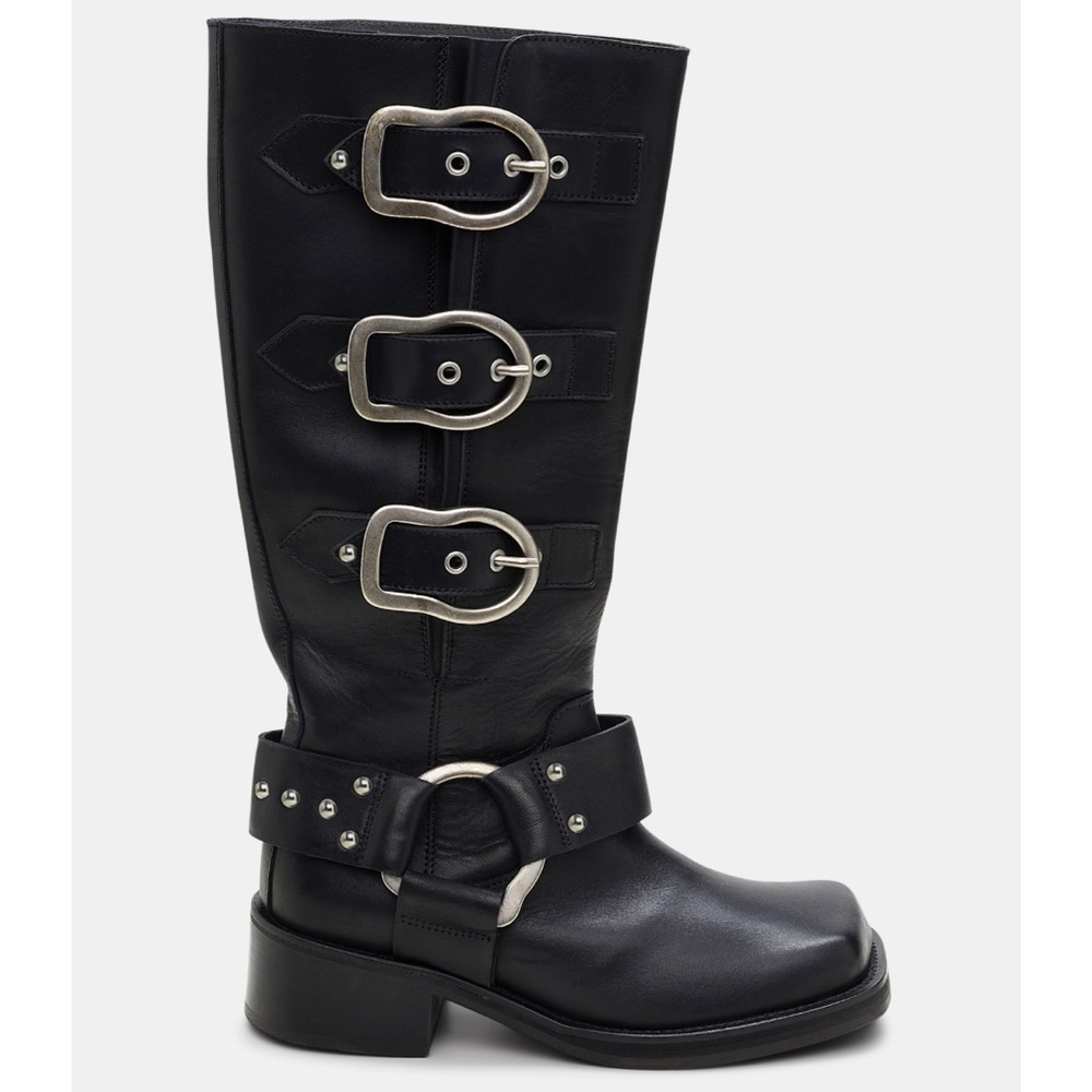 Dorothee Schumacher chunky leather moto boots